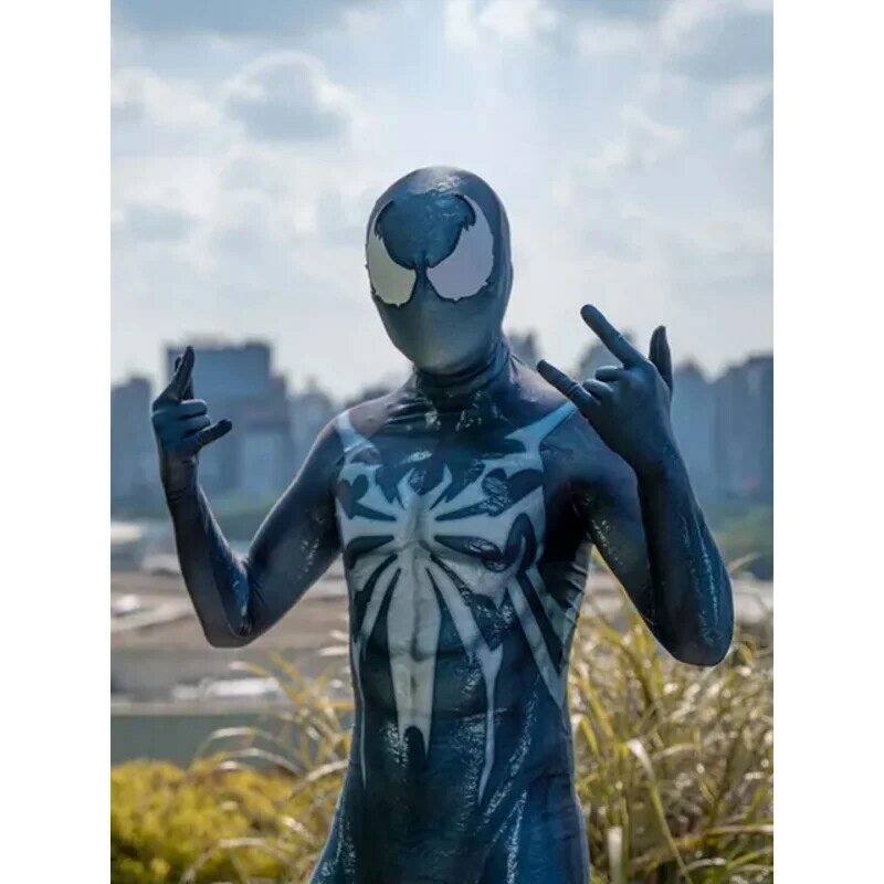 Newest Anime Spidercosplay 2 Insomniac  Venom COSPLAY Costume 3D Print Into The Verse Superhero Halloween Zentai Bodysuit for