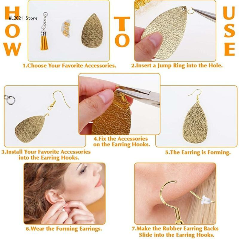 Earring Hooks for DIY Jewelry Making,300Pcs Earring Making