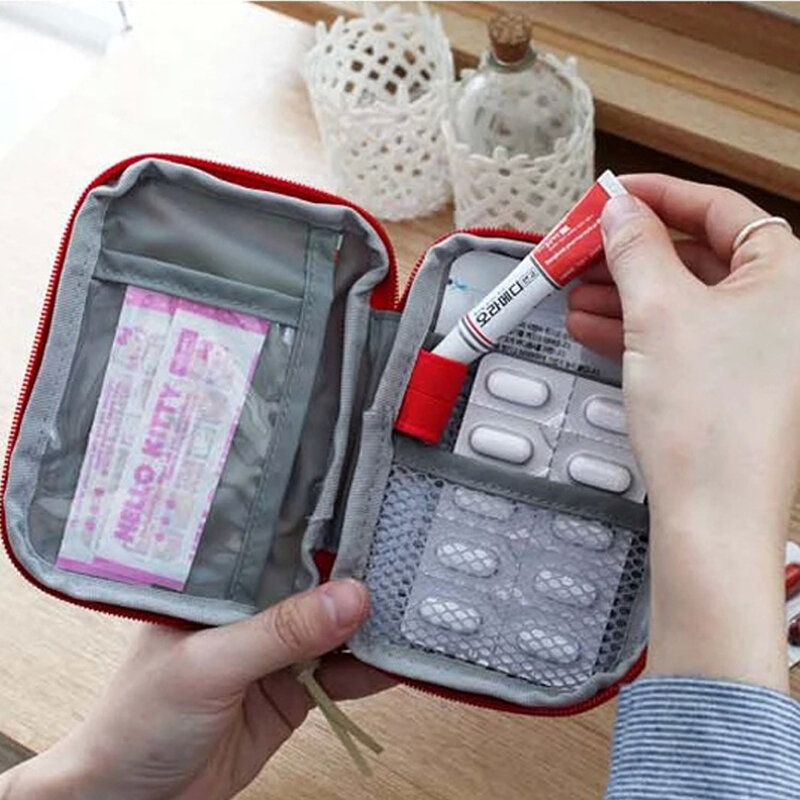 Medicine Storage Bag Travel Accessories Emergency Survival Bag Mini Family First Aid Kits Portable Sport Outdoor Pill Case Bag