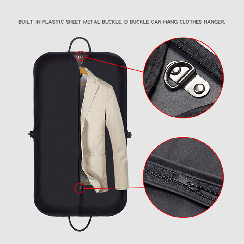Borse portaoggetti per abbigliamento borse antipolvere da uomo appendiabiti Organizer articoli per la casa accessori per cappotti da viaggio portatili