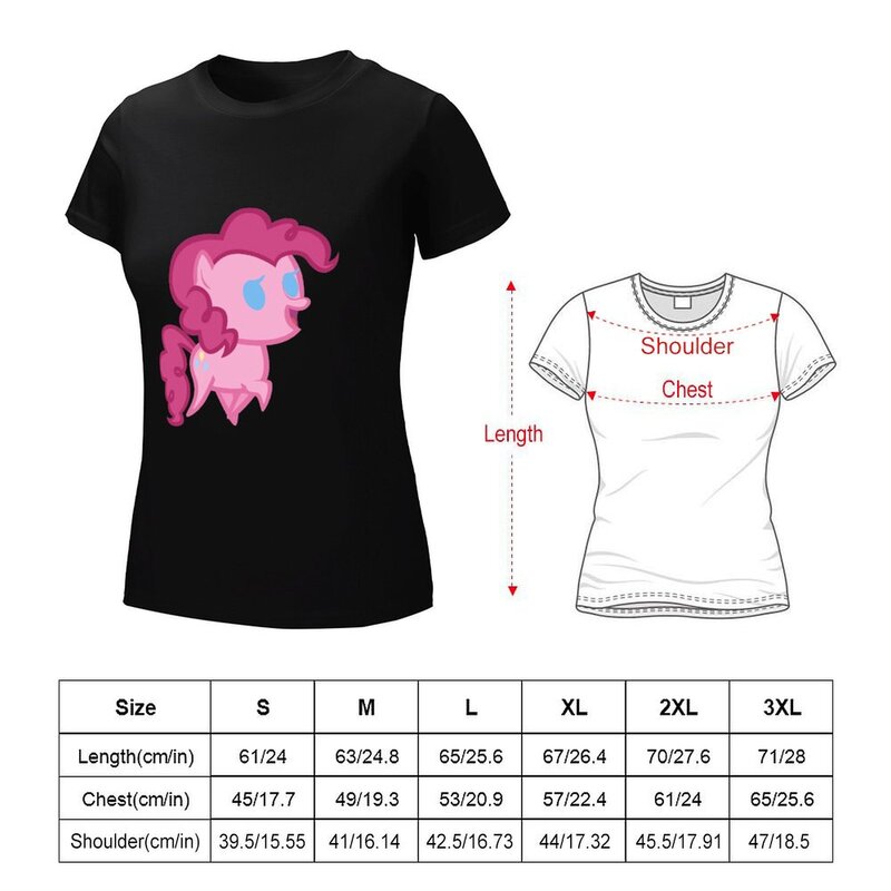 Pinkie Pie Chibi t-shirt vestiti vintage vestiti carini t-shirt per le donne