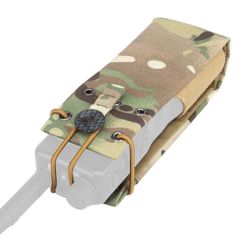 Bolsa táctica de Radio Molle para walkie-talkie, riñonera para MPU5, PRC163, 152, 148, funda de interfono, chaleco militar de caza, accesorios