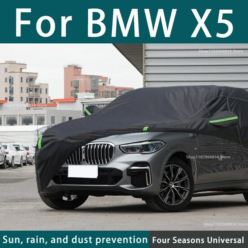 Capas de carro impermeáveis, Auto Sun Full Cover Protector Fit para BMW X5, Poeira, Chuva, Protetor Solar, Anti Scratch, Acessórios do carro