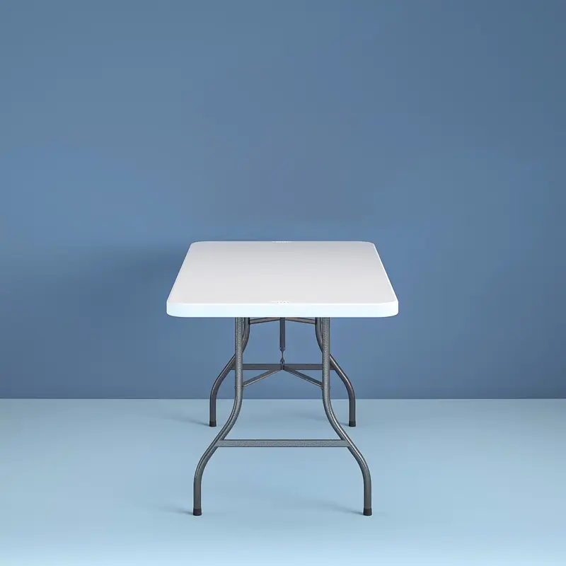 Складной стол Cosco на 6 футов в белой раковине