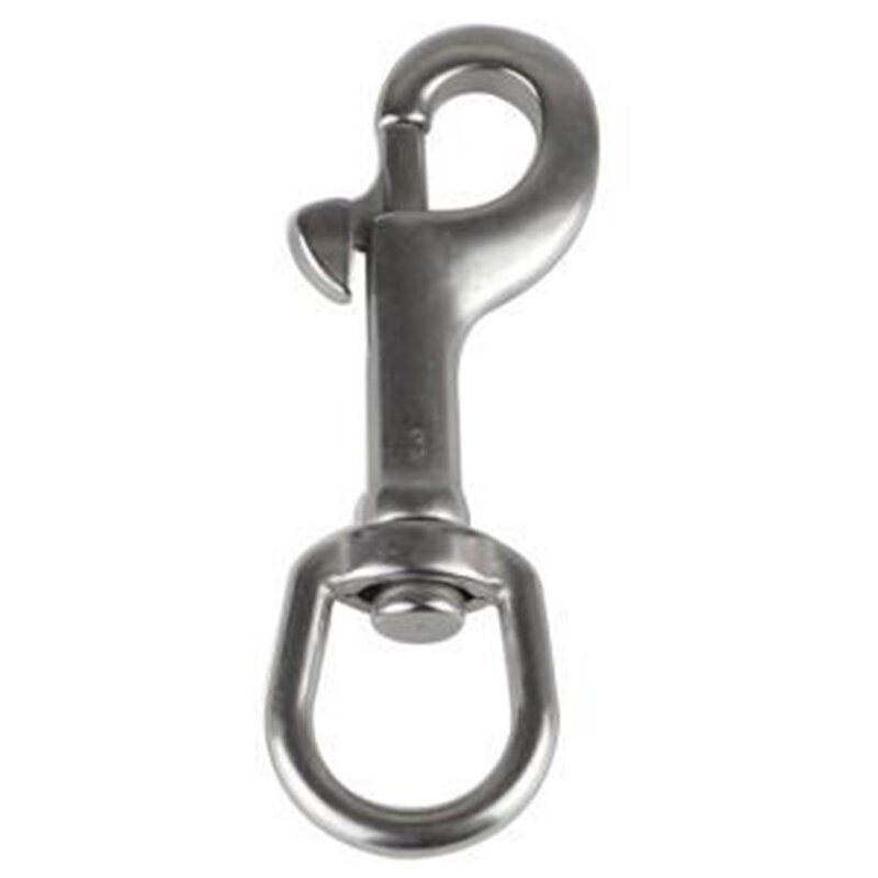 Stainless Steel Hook Premium Stainless Steel Swivel Eye Bolt Snap Hook for Scuba Diving Pet Leash Flag Long lasting and Reliable