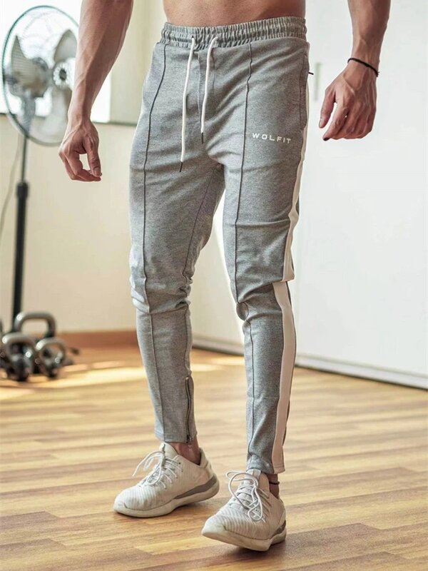 Pantalones deportivos informales para hombres y mujeres, ropa de calle Retro con cremallera lateral a rayas, letras, 2023