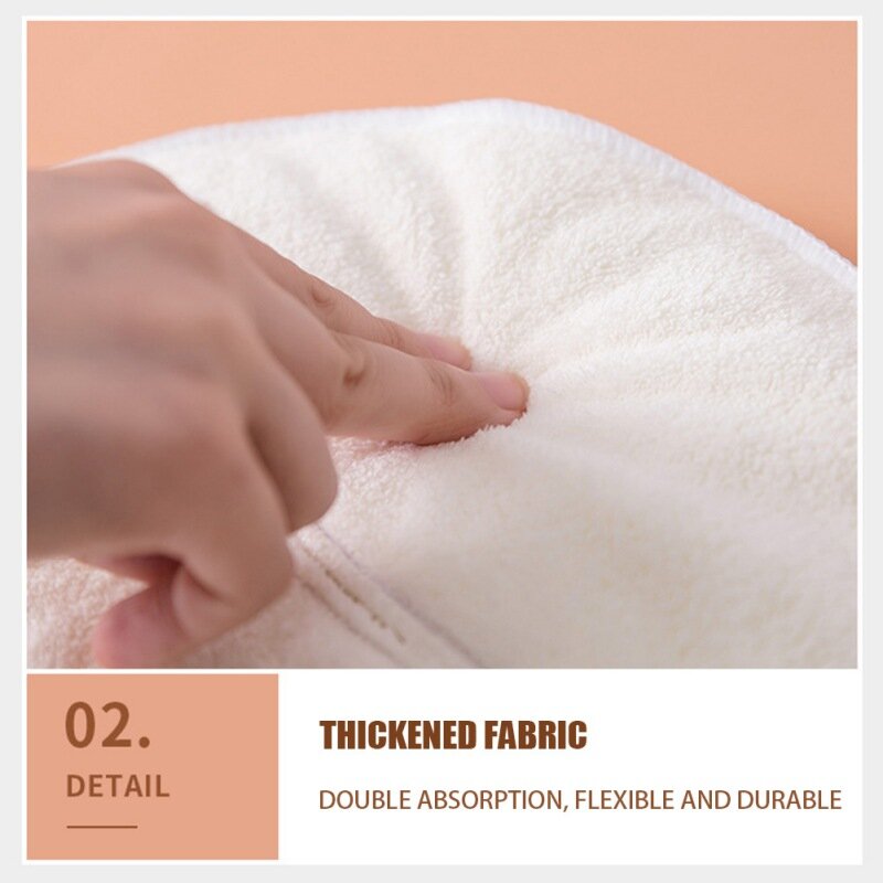 Facial Towel White Moisturizing and Hydrating Beauty Salon and Cold Hot Compress Mask Thickened Coral Fleece Face Towel