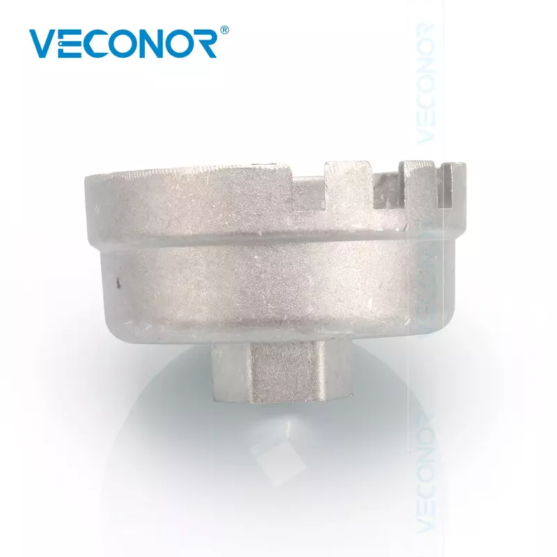 Veconor Aluminium Piala Kunci Oil Filter Wrench Cap Housing Alat Remover 14 Seruling Universal untuk LEXUS/Toyota