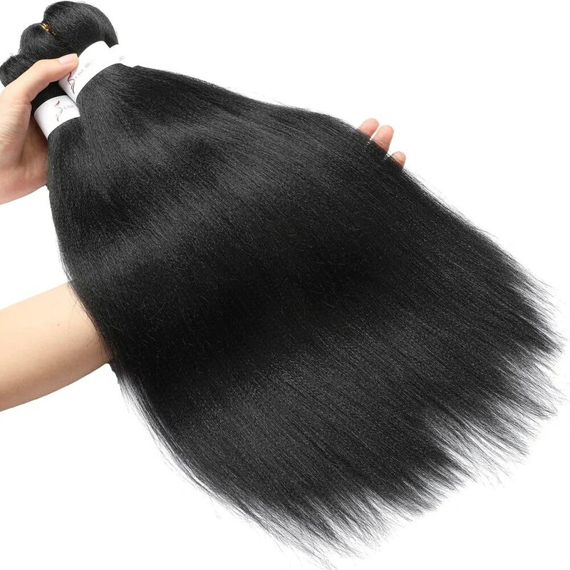 Косички для наращивания волос, предварительно растягивающиеся косички Джамбо, курчавые прямые синтетические волосы для африканских женщин, 90 г, Омбре, предварительно растягивающиеся волосы