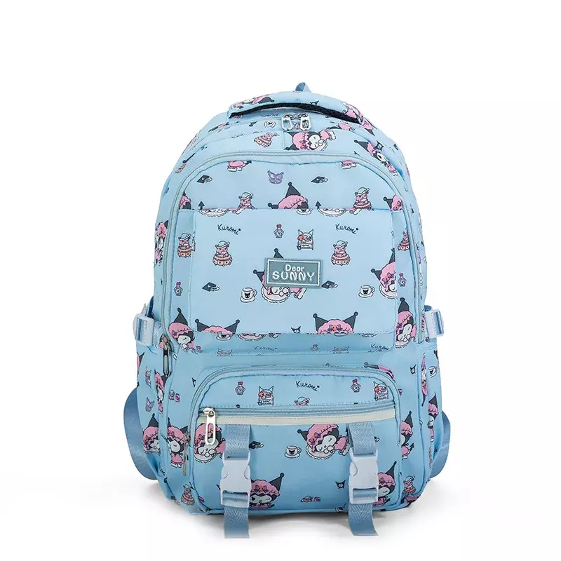 Sanrio Backpack Kuromi Backpack Children Girl Boy Black Blue Schoolbag Student School Bag Computer Large Capacity Package