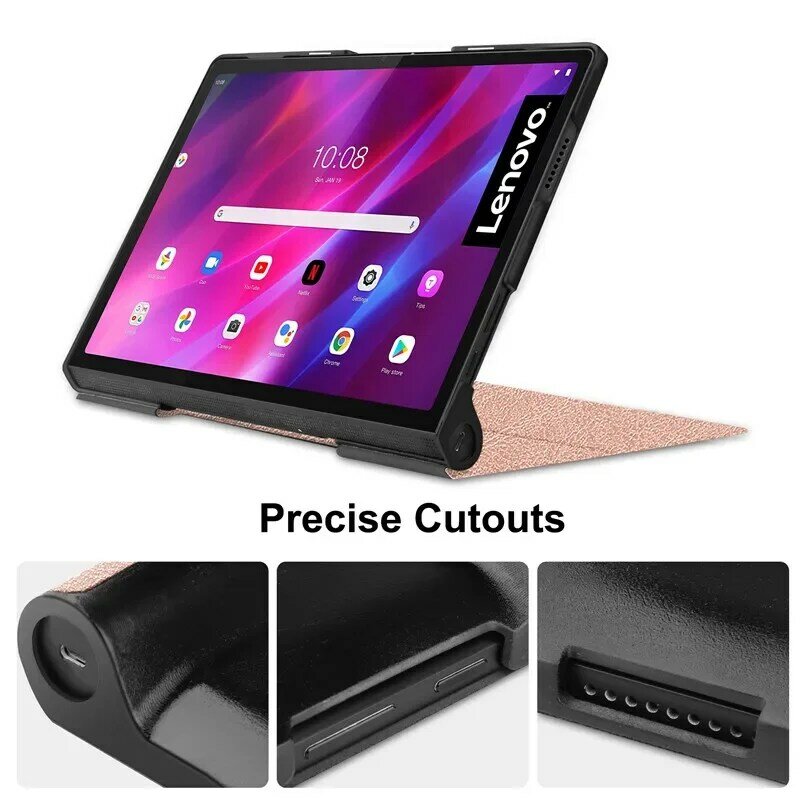 Casing untuk Lenovo Yoga Tab 11 YT J706F Tablet PU Sampul Pelindung Kulit UNTUK Lenovo YT-J706F/X Lenovo Yoga Tab 11 Inci Casing Coque