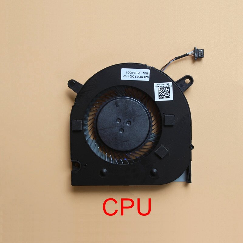 Новый оригинальный охлаждающий вентилятор для ЦП и графического процессора ноутбука для DELL G3-3590 G3 15 3500 EG75070S1-1C060-S9A 0160GM 04NYWG