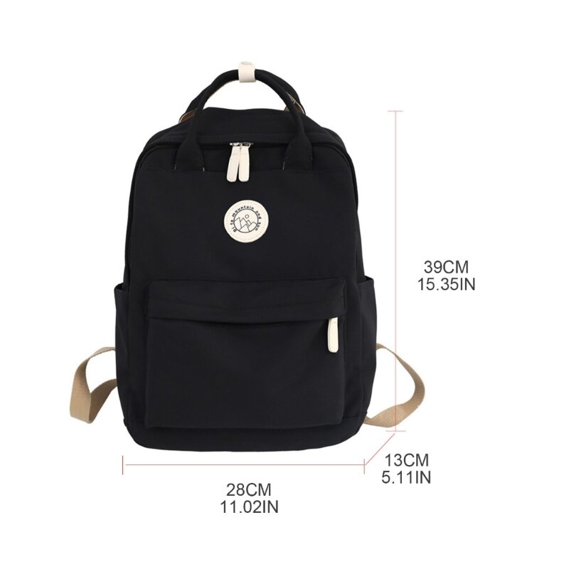 Śliczny nylonowy plecak szkolny Plecaki podróżne na laptopa Japoński plecak Bookbag Casual dla dziewczynki, chłopca, młodzieży