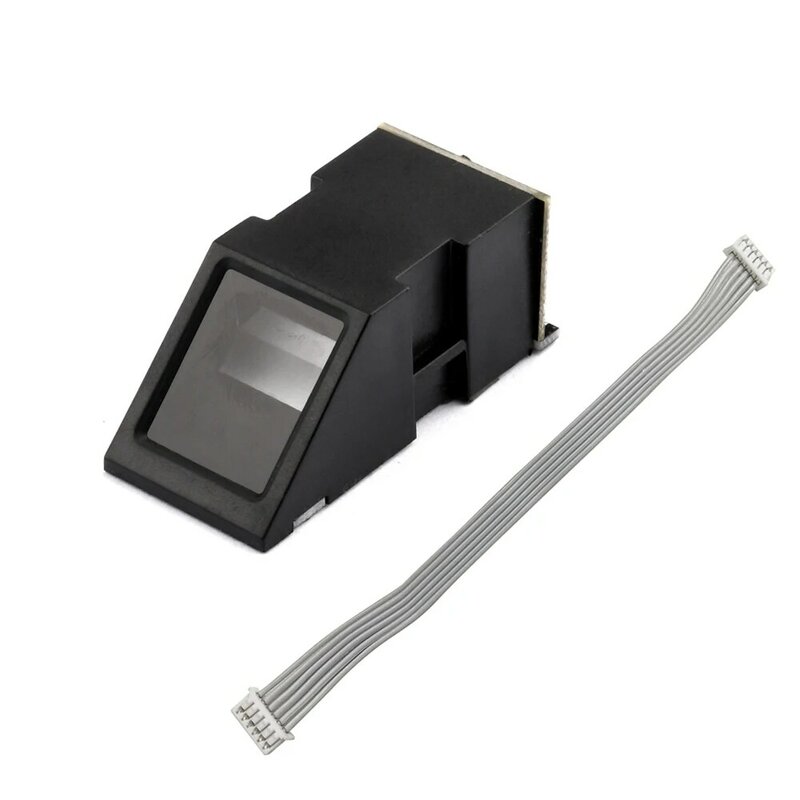 AS608 modul Sensor pembaca sidik jari, integrasi 500dpi modul sidik jari optik antarmuka USB/UART dengan kabel