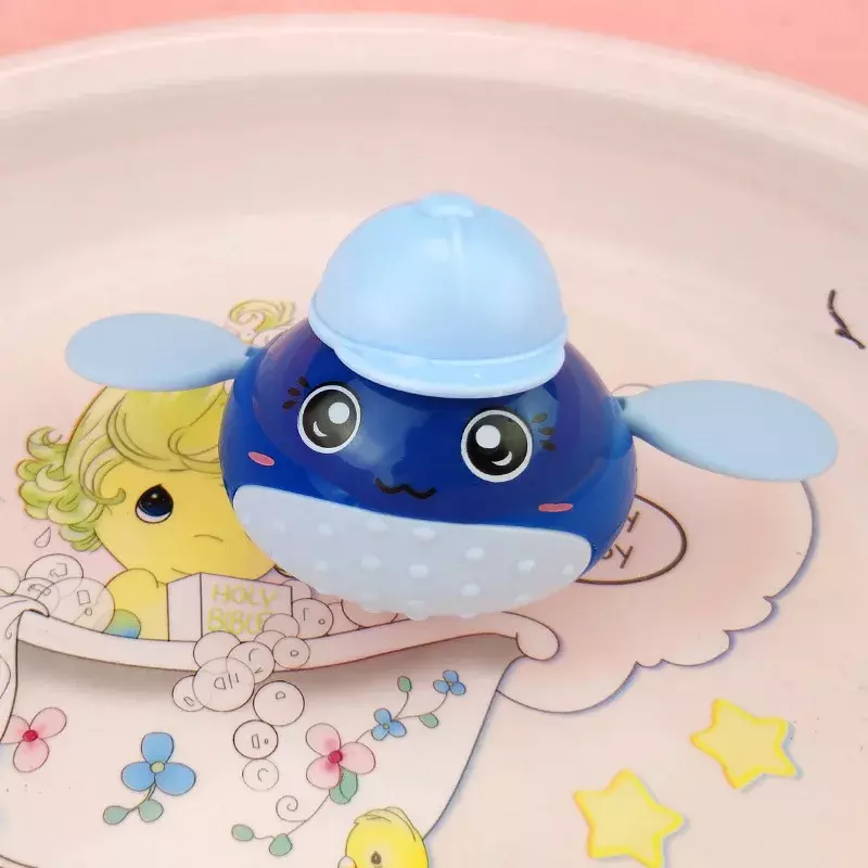 Cute Swimming Globefish Crown Brinquedos de piscina para bebê, Classic Chain, Water Playing Toys for Kids, Beach, Clockwork