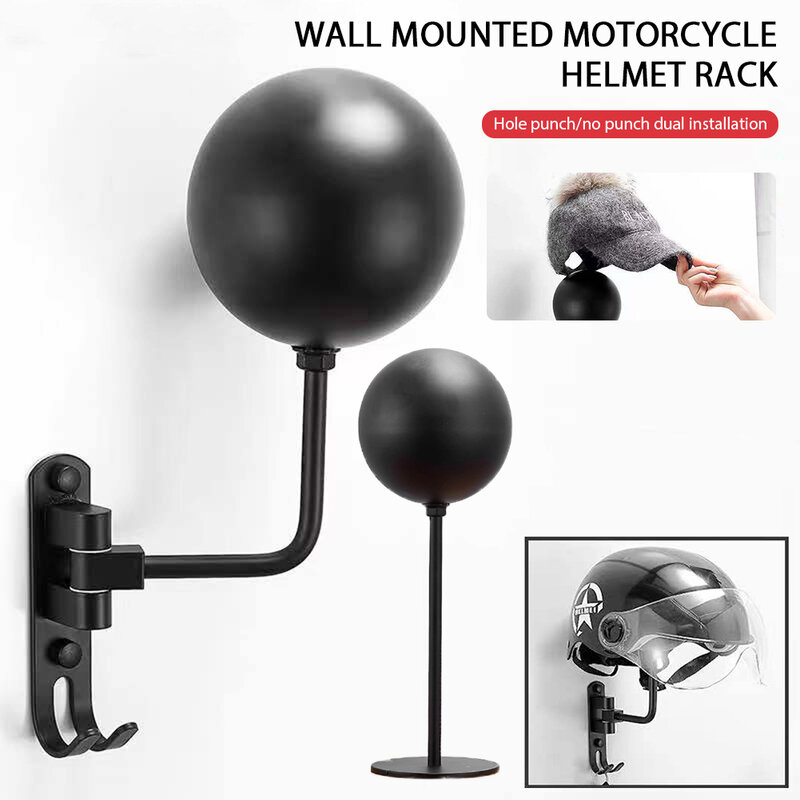 Rak gantungan helm motor, kapasitas bantalan kuat untuk helm sepeda motor