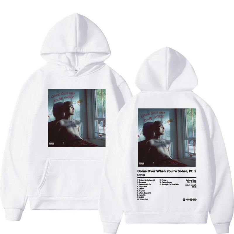 Rapper Lil Peep Music Album Graphic Hoodie Men's Women Harajuku Hip Hop Hooded Sweatshirts High Quality Fashion Loose Pullovers