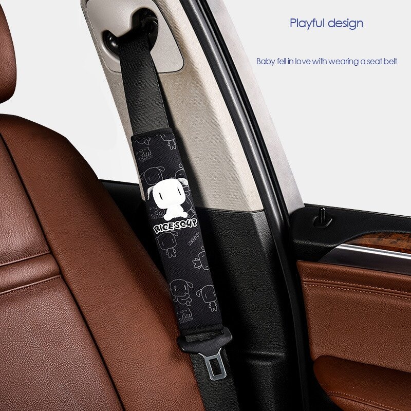 Cuscinetti per cinture di sicurezza per auto coprispalle universale per seggiolino auto fodera per cuscino protezione per cintura di sicurezza per auto