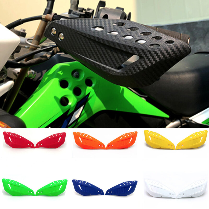 Off-road Motorcycle Anti-fall Handguard Accessories Motorcycle Carbon Fiber Handguard Protection Tie Rod Wind Protection