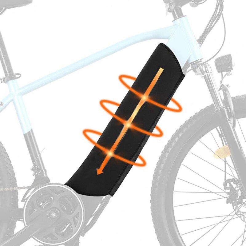 Capa removível para bateria bicicleta elétrica, capa grossa à prova intempéries para proteção poeira