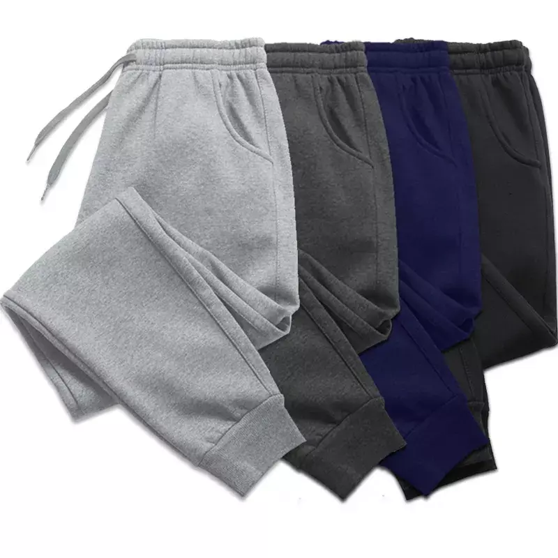 Spring 2024 New Men Women Long Pants Autumn Winter Mens Casual Fleece Sweatpants Soft Sports Pants Jogging Pants 5 Colors