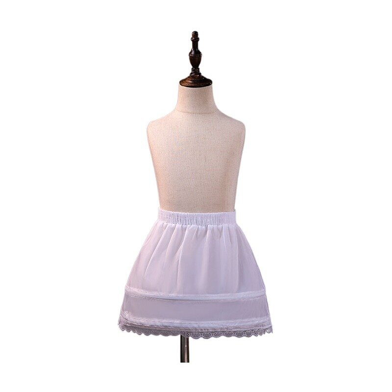 Children's Bustle 1-9 Years Old Short Skirt Bracket Slip Dress Girl Performance Princess Tutu Skirt Skeleton Baby Skirt Support