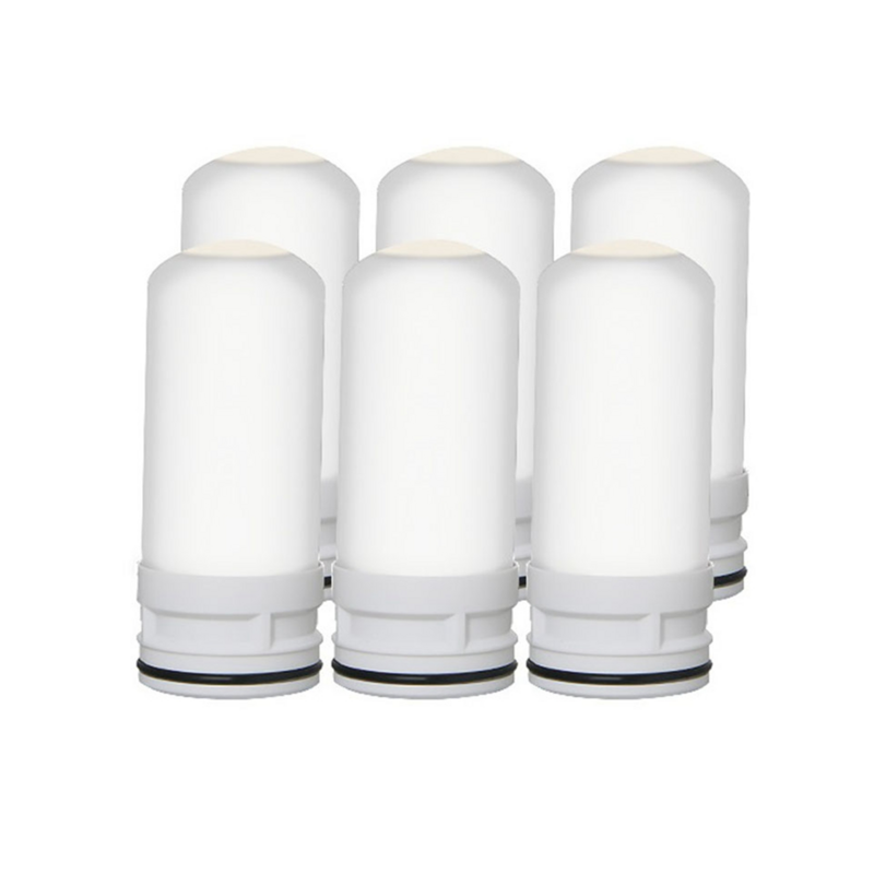 10 PCS Faucet Water Filter Ceramic Replacement Cartridge Remove Practical Durable