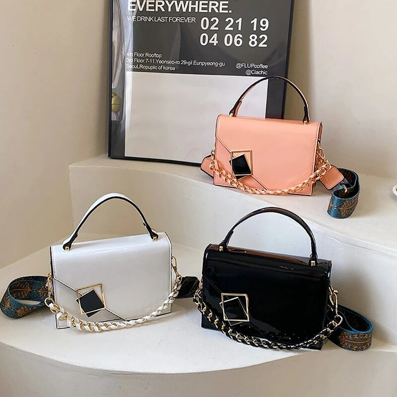 Borse a tracolla piccole alla moda per le donne borse e borsette con cinturino regolabile borsa a tracolla di lusso di design in pelle PU