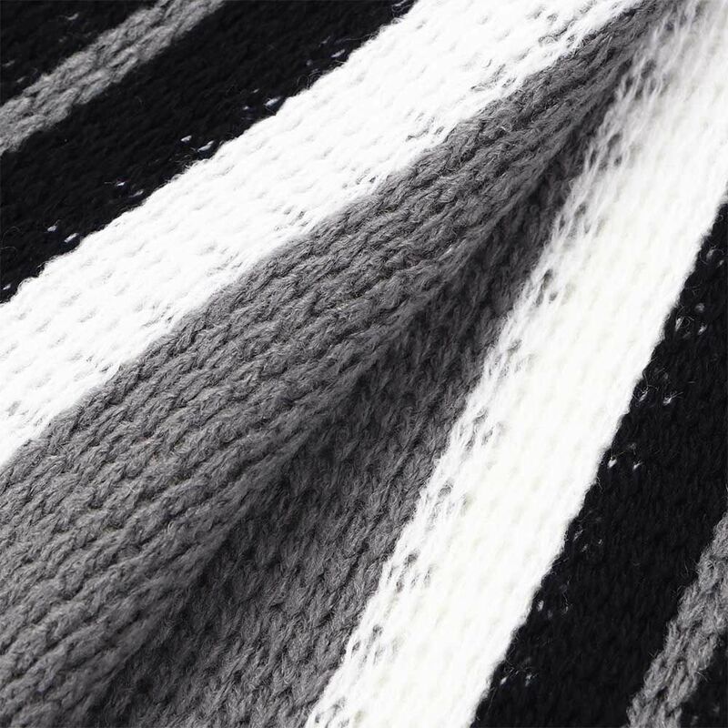 Designer Scarves with Tassels Male Echarpe Knit Scarf Business Affairs Scarves Fringed Muffler Tassel Scarf Scarf Striped Scarf