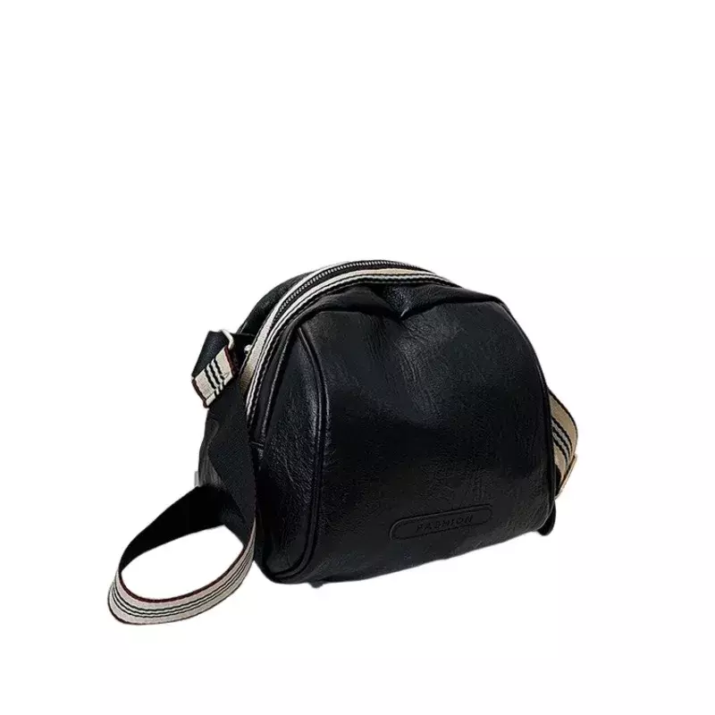 Fashion Vintage Shoulder Bag For Women Wide Strap Crossbody Bag Retro Messenger Handbag Ladies Quality Pu Leather Tote Clutchs