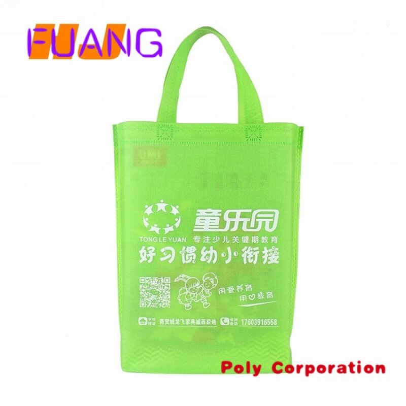 Custom  Cheap tote bags custom printed recyclable fabric non woven shopping bags with logo