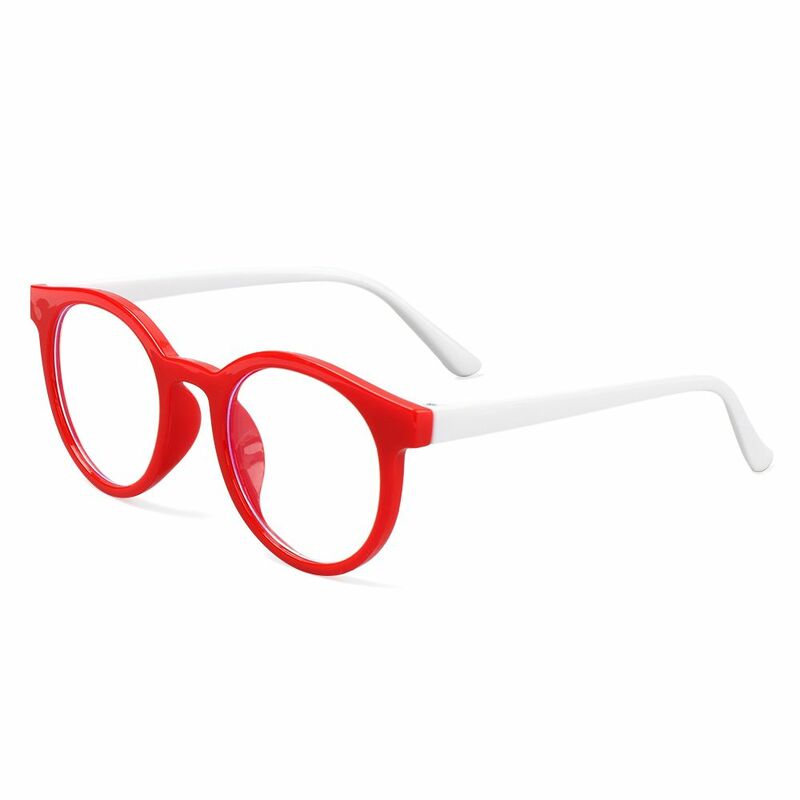 Bambini ragazzi ragazze occhiali protezione lezioni Online montatura ultraleggera occhiali rotondi occhiali Anti-luce blu per bambini