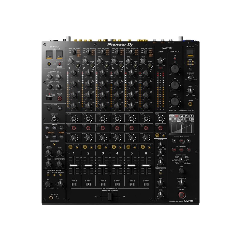 New model Pioneer DJM-V10 digital DJ mix 6-channel extension volume mix