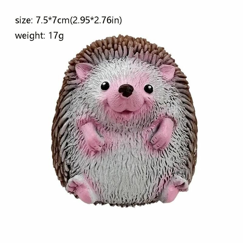 Animali Cartoon Hedgehog Decompression Toys Kawaii Quick Rebound Fidget Toys Kids Fun TPR Squeeze Toys Halloween