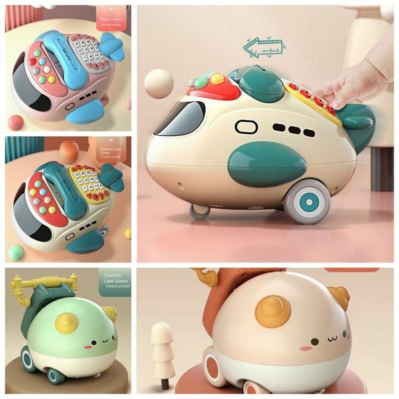 Children's Multifunctional Bilingual Plane Projection Ground Mouse Telephone Story Machine Baby Mobile Phone Educational Toys