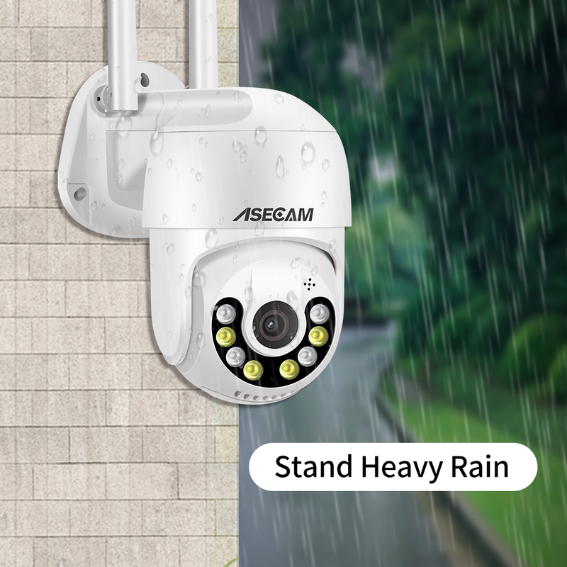 8MP 4K PTZ واي فاي كاميرا IP الصوت CCTV المراقبة في الهواء الطلق لون الليل لاسلكي مقاوم للماء أمن الوطن AI كشف الإنسان iCsee