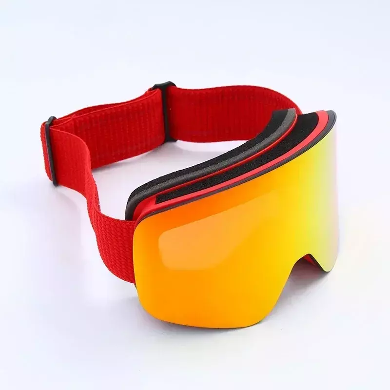 Gafas de esquí magnéticas de invierno, lentes de cambio rápido, Multicolor, doble capa, antivaho, Snowboard, esquí
