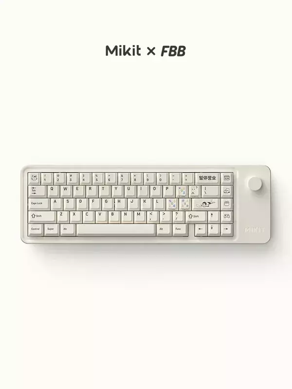 Mikit m65 mechanische Tastatur 3 Modus 2,4g Bluetooth drahtlose Tastatur Hot Swap RGB hintergrund beleuchtete Dichtung Büro Gaming Tastaturen Geschenke