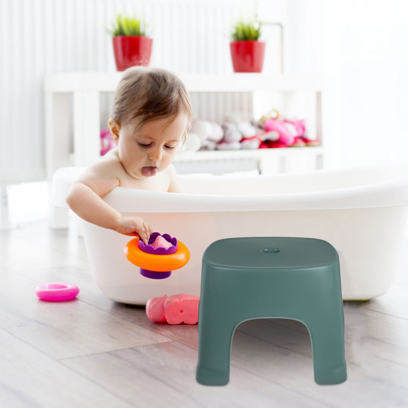Taburete plegable en cuclillas para adultos y niños, taburete portátil de plástico para cuarto de baño, resistente, antideslizante