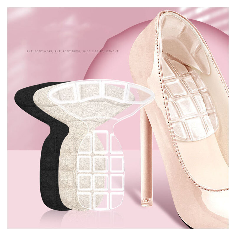 Bantalan pelindung tumit silikon baru stiker hak GEL bantalan pegangan wanita bantalan tumit antinyeri untuk sepatu mencegah tumit Slip Blister