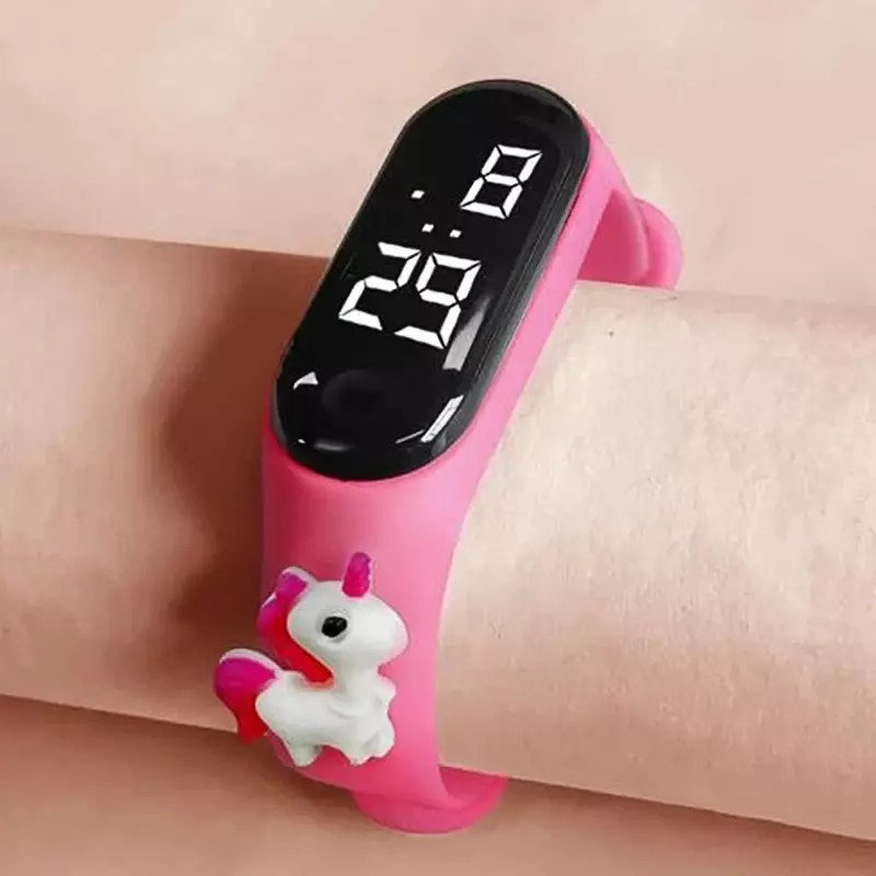 Kinder führten Digitaluhr Kinder lässig Mode Sport Smart Armband Mädchen Jungen Uhren elektronische Silikon Armbanduhr für Baby