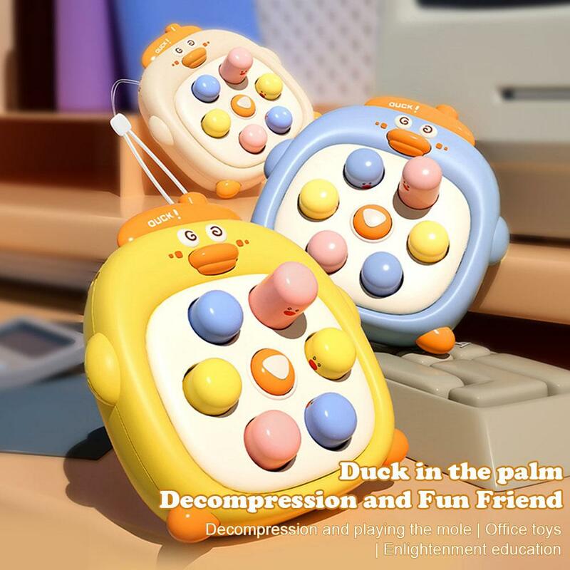 Duckling Whac-a-Mole Decompression Toys Baby Press Toddler Interactive Mini Toys Parent-Child And Cute Play Puzzle H3Y1