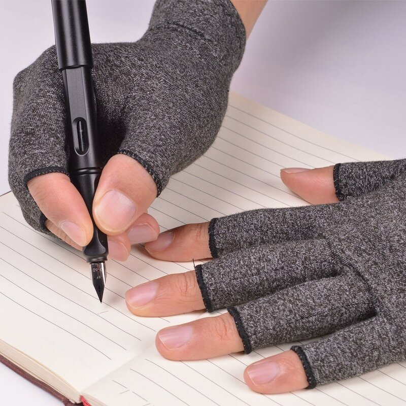 Wosweir 1 Paar Kompression Arthritis Handschuhe Handgelenk Unterstützung Baumwolle Gelenk Schmerz linderung Hands tütze Frauen Männer Therapie Armband