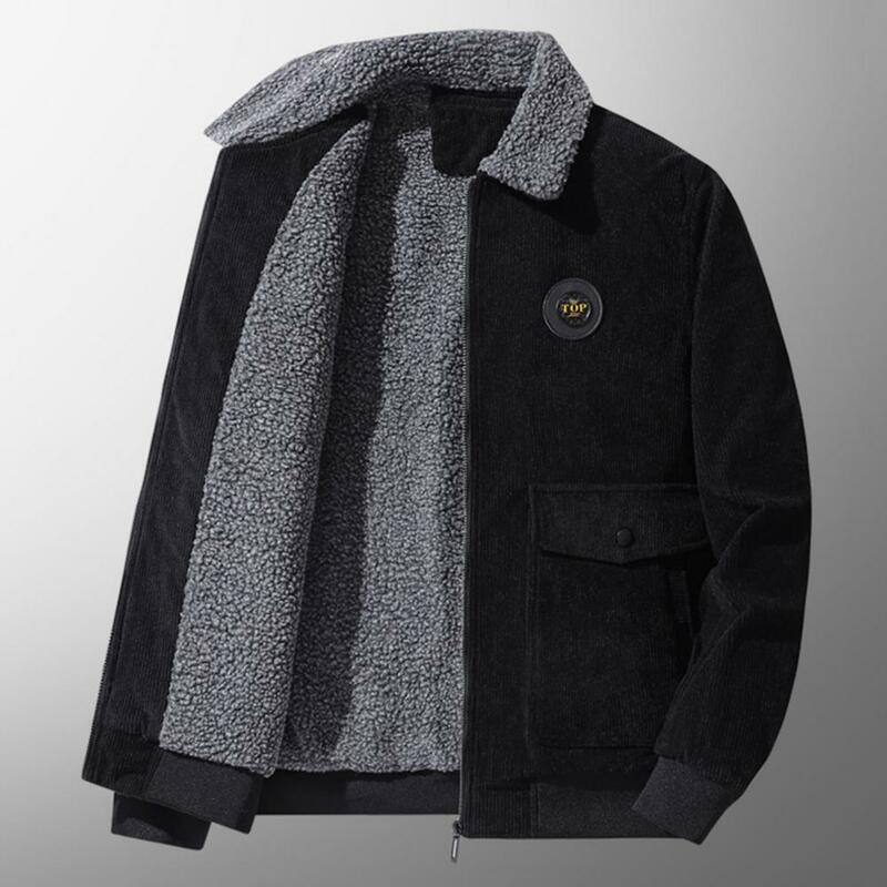 Thick Warm Male Parkas Military Mens Winter Jackets Fur collar Coats Outerwear Clothing fleece Bomber Jacket Men's Windbreaker