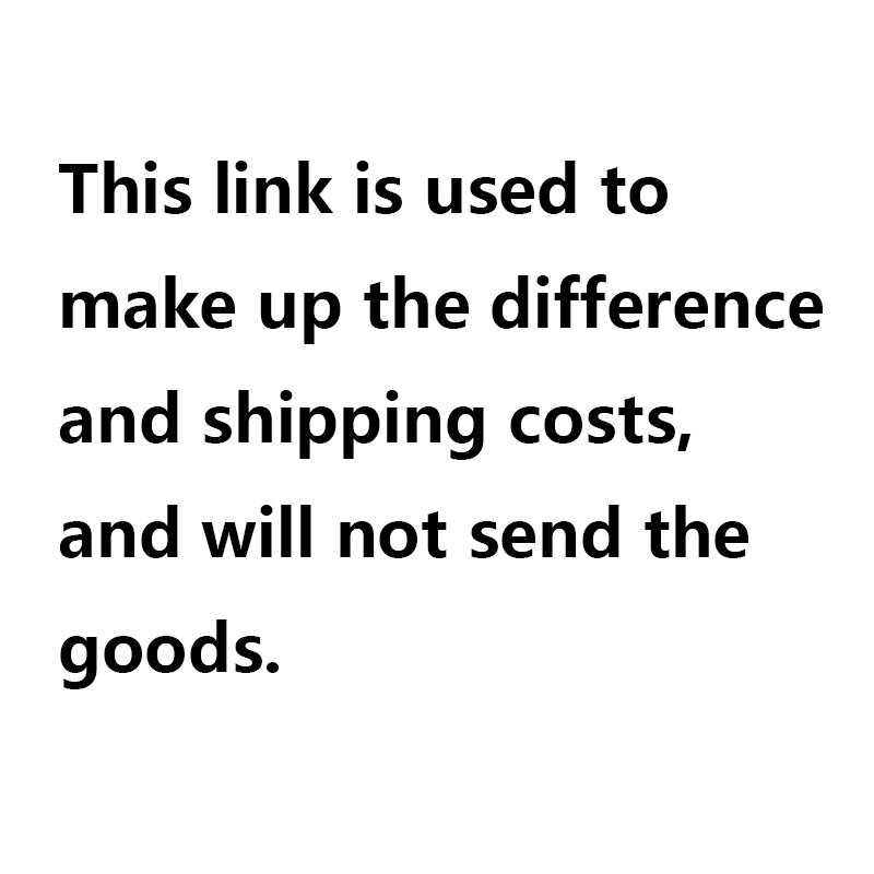 Este link é usado para compensar a diferença e os custos de envio