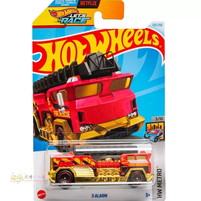 2024F asli Hot Wheels mobil 1/64 Diecast mainan untuk anak laki-laki Alloy kendaraan Supercharged MOD Speeder Alarm Terra Tracktyl Shark Bite