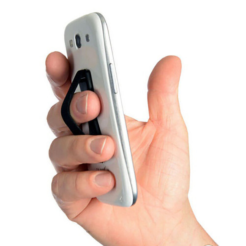 Elastischer Telefon halter Armband Finger riemen Einhand Selfie Stick Armband für Handy zurück Aufkleber Griff halter