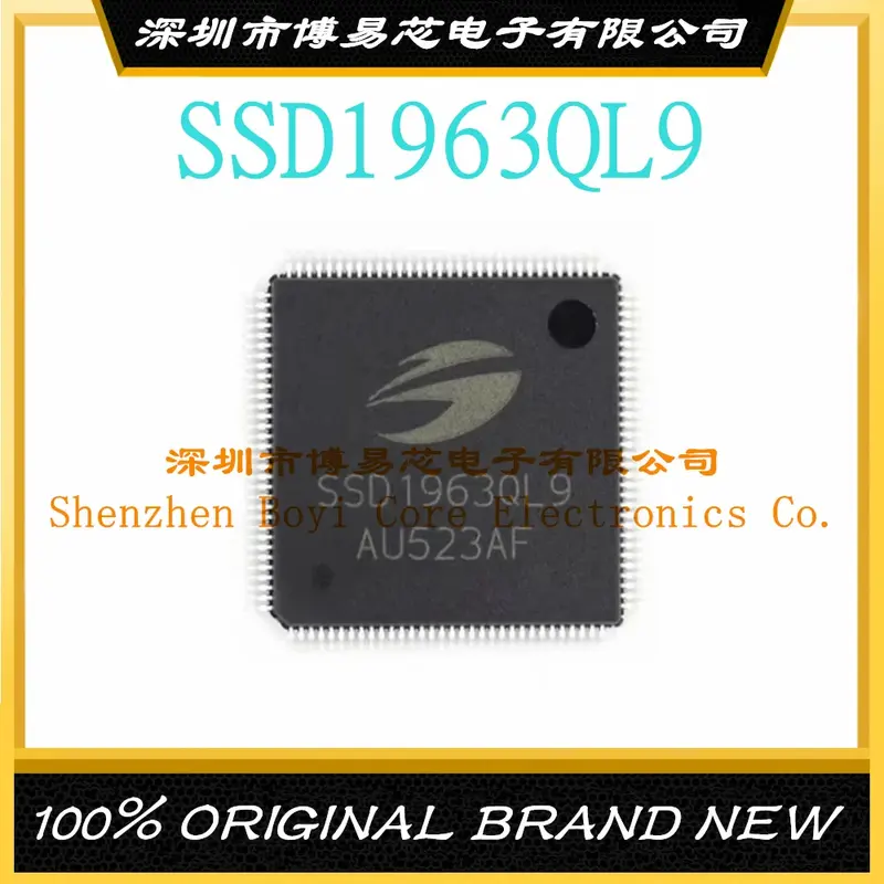 Original SMD LCD Driver IC Chip, SSD1963QL9 LQFP-128, 1215KB
