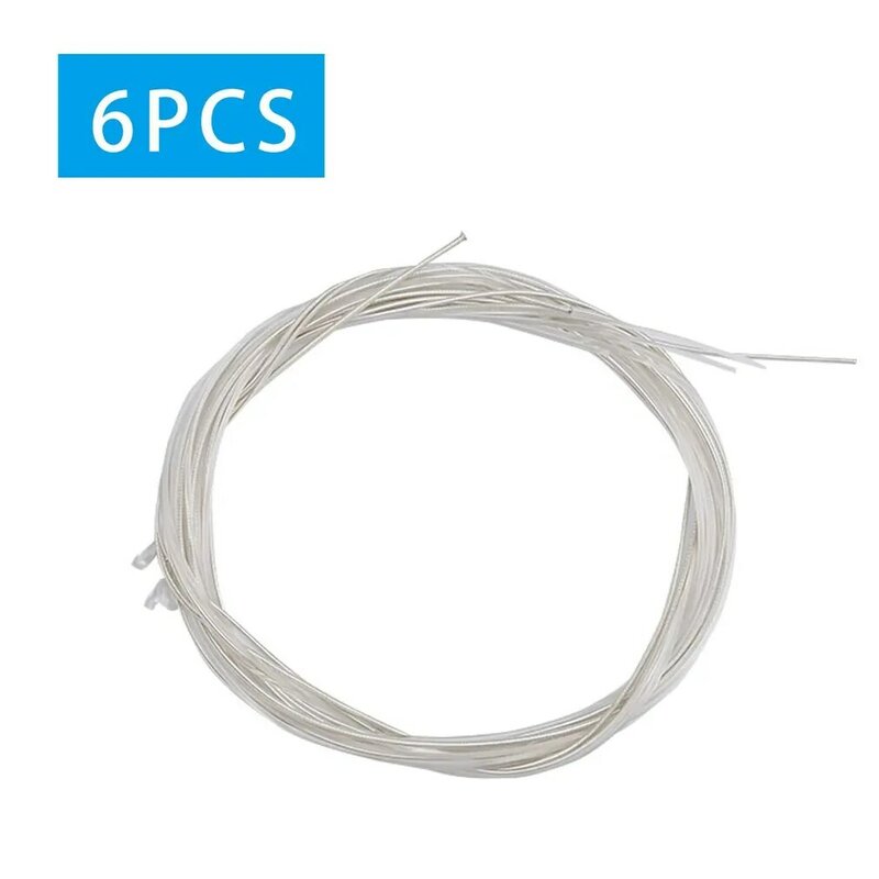 6pcs 1m Nylon Strings For Classical Guitar Silver-plated Copper Windings Corrosion Resistance Music Instruments Accessories