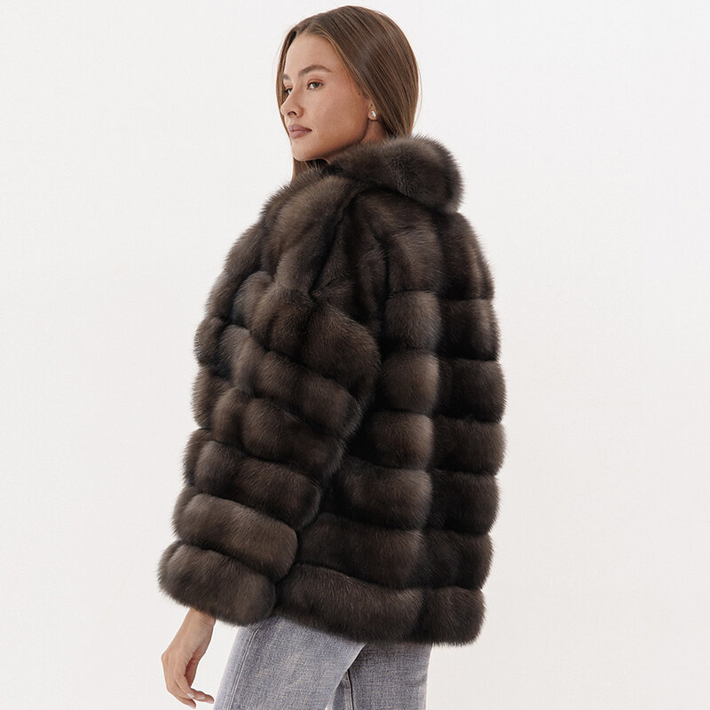 Женское меховое пальто, роскошное зимнее пальто для женщин, Лидер продаж